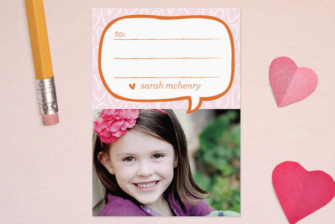 Hand-drawn Heart Classroom Valentine's Day Cards