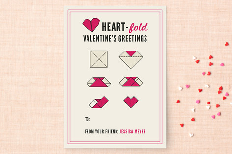 Heartfold Greetings Classroom Valentine's Day Cards