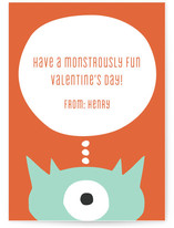 Little Monster Classroom Valentine's Day Cards