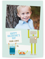 Robot Friends Classroom Valentine's Day Cards