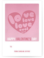 love love love Classroom Valentine's Day Cards