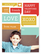 Chatter Boy Classroom Valentine's Day Cards