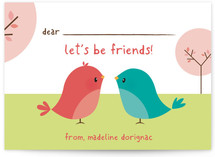 Happy Birdie Classroom Valentine's Day Cards