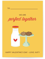 Milk & Cookies Classroom Valentine's Day Cards
