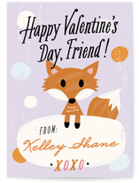 Fox Friend Classroom Valentine's Day Cards