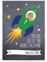 Rocket Love Classroom Valentine's Day Cards
