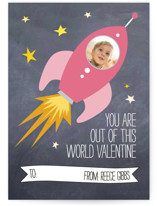 Rocket Love Classroom Valentine's Day Cards