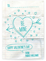 Handwritten Love Note Classroom Valentine's Day Cards