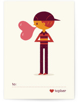 Be Mine Bubblegum Classroom Valentine's Day Cards