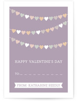String of Hearts Classroom Valentine's Day Cards