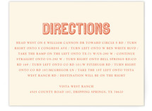 Rustic Keys Directions Cards