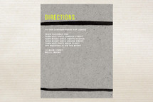Directions Cards
