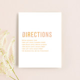 Directions Cards