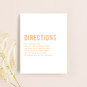 Directions Cards