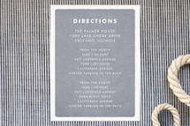Directions Cards
