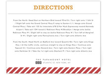 Something Old and Something New Directions Cards