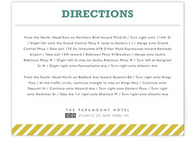 Something Old and Something New Directions Cards