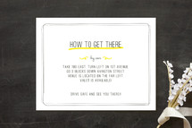 Directions Cards