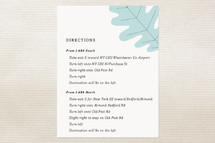 Directions Cards
