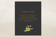 Directions Cards