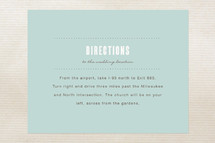 Directions Cards
