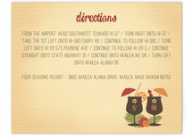 Tiki Luau Directions Cards