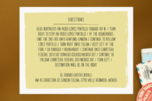 Directions Cards