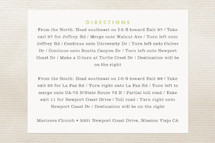 Directions Cards