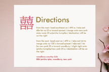Directions Cards