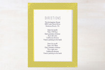 Directions Cards
