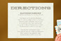 Directions Cards