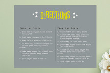 Directions Cards