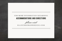 Directions Cards