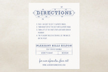 Directions Cards