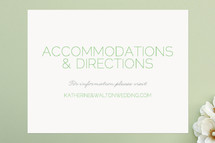 Directions Cards