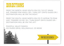 Enchanted Forest Directions Cards