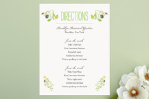 Directions Cards