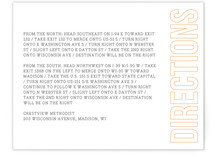 Outlined Directions Cards