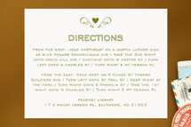 Directions Cards
