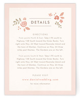 Pink Blossoms Directions Cards