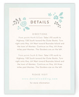 Pink Blossoms Directions Cards
