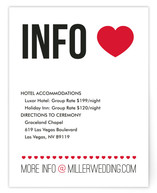 Vegas Type Directions Cards