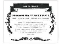 Chalkboard Directions Cards