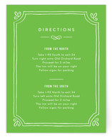 Hand Delivered Directions Cards