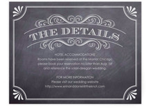 A Chalkboard Marriage Directions Cards