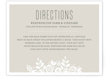 White Shadows Directions Cards