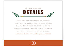 Woodland Directions Cards