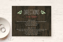 Directions Cards