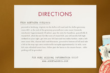 Directions Cards