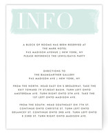 Gallery Hopping Directions Cards